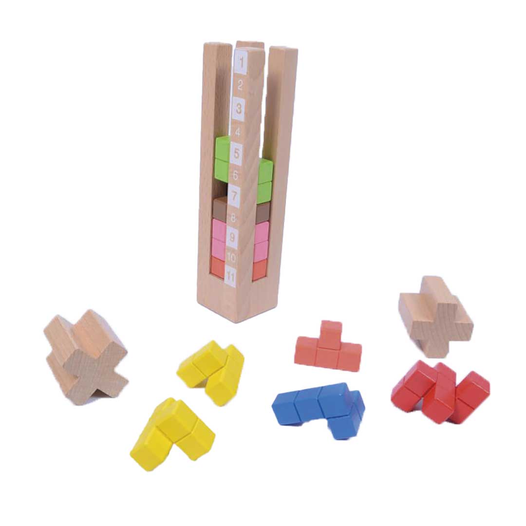 Wooden Kids Stacking Tower