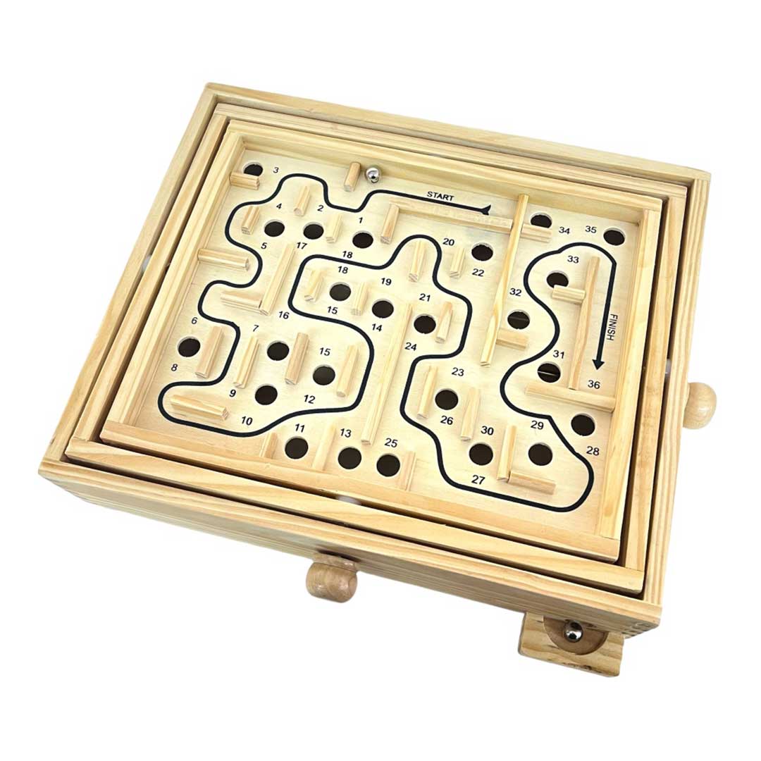 Wooden Maze Game