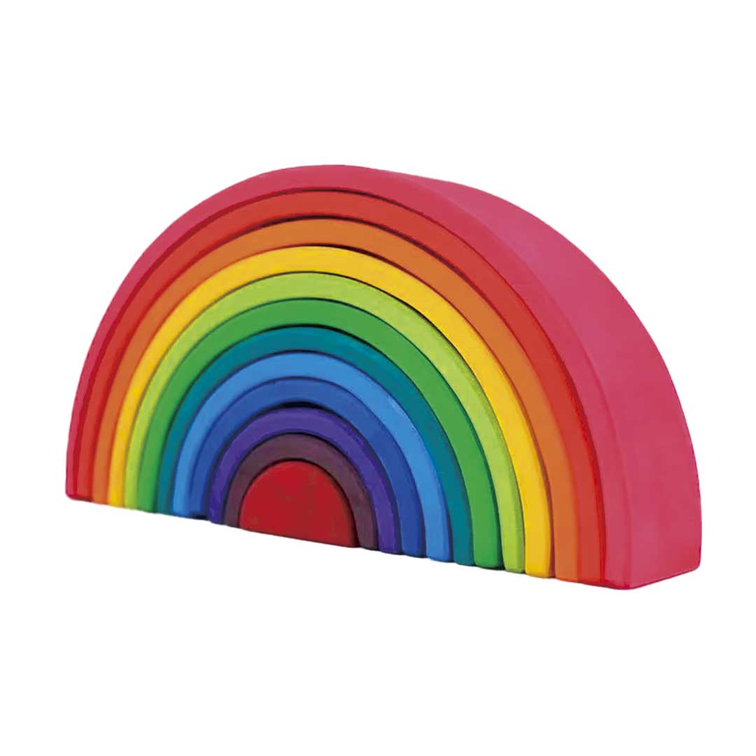 Wooden Rainbow Stacking